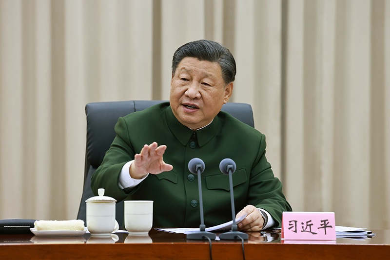 11月29日，中共中央总书记、国家主席、中央军委主席习近平到武警海警总队东海海区指挥部视察。这是习近平发表重要讲话。